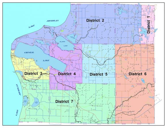 Benzie County District Map